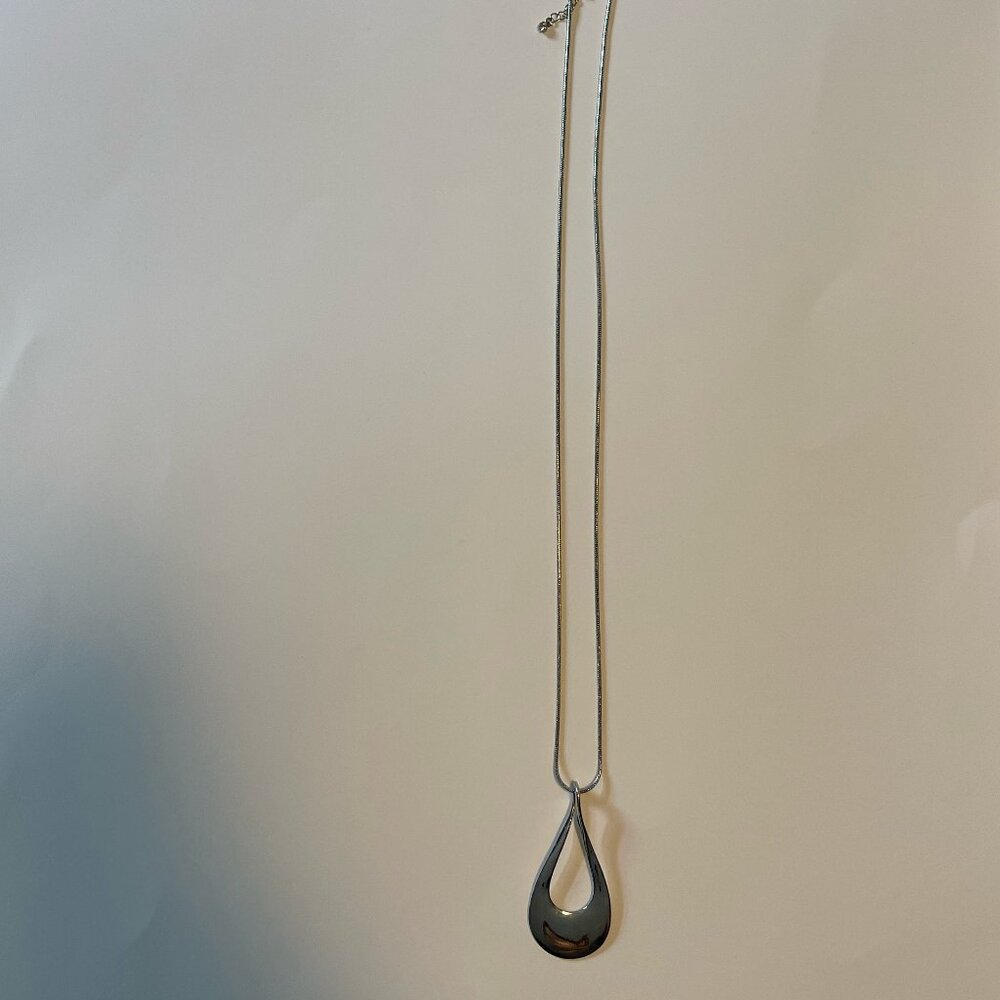 Bay To Baubles - Trevor Long Metal Teardrop Pendant